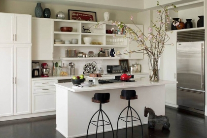 Những tủ bếp đơn giản nhưng khiến không gian bếp đẹp và sang đến không ngờ
