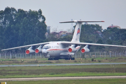 Vận tải cơ IL-76 MD, một trong hai máy bay nổi tiếng của Triều Tiên
