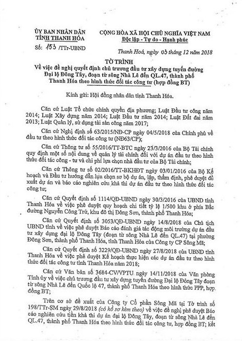 Đổi gần 20ha đất vàng lấy 455m đường: Thanh Hóa rà soát dự án BT