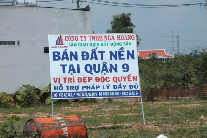 Xử lý rốt ráo tình trạng rao bán đất nền sai quy định tại huyện Củ Chi