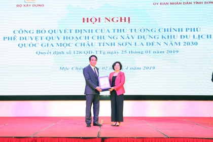 Công bố quy hoạch chung xây dựng Khu du lịch quốc gia Mộc Châu tỉnh Sơn La đến năm 2030