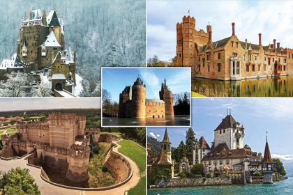 Trầm trồ thiết kế những lâu đài đẹp, ấn tượng nhất thế giới