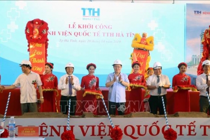 Khởi công xây dựng Bệnh viện quốc tế TTH Hà Tĩnh