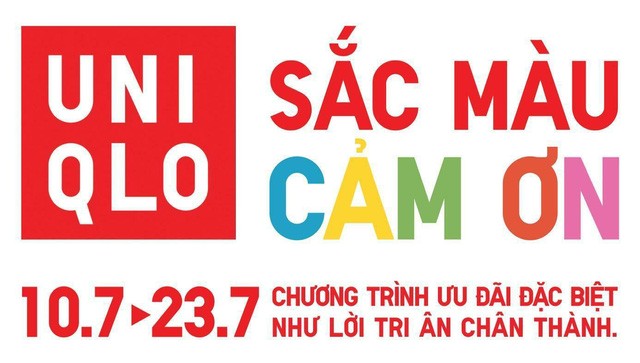 Uniqlo tưng bừng tri ân khách hàng với chương trình ưu đãi Sắc màu cảm ơn - Ảnh 1.