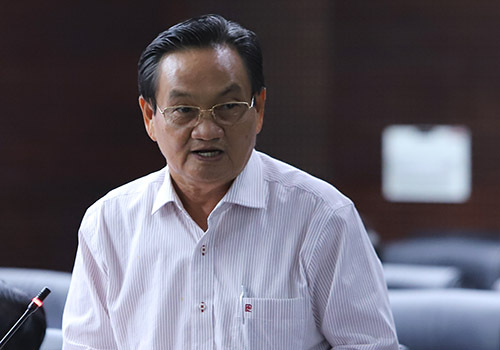 Tiến sĩ Trần Du Lịch cho rằng cần nghiêm chỉnh thực hiện quy hoạch khi được Thủ tướng phê duyệt. Ảnh: Nguyễn Đông.