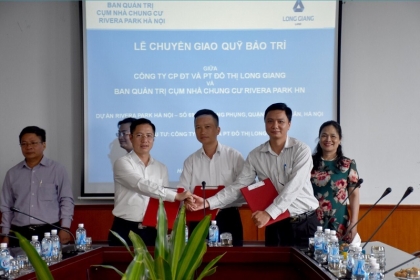 Bàn giao quỹ bảo trì nhà chung cư Rivera Park Hà Nội