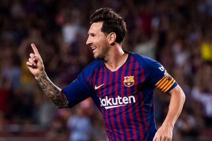 Messi ghi bàn, Barca chật vật giành 1 điểm vì thiếu người