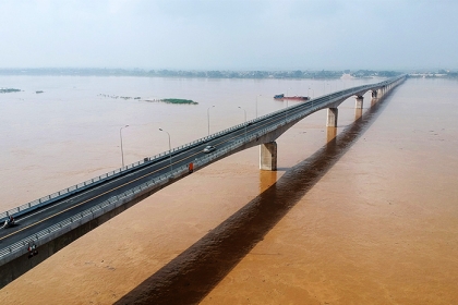 Cầu 1.400 tỷ nối Phú Thọ và Hà Nội sắp thông xe