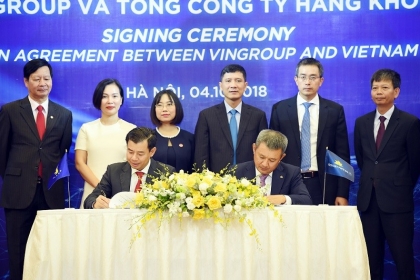 Vienam Airlines và Vingroup ký thỏa thuận hợp tác