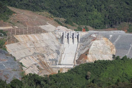 Thủy điện sông Bung 2 chưa được tích nước sau sự cố vỡ hầm dẫn dòng