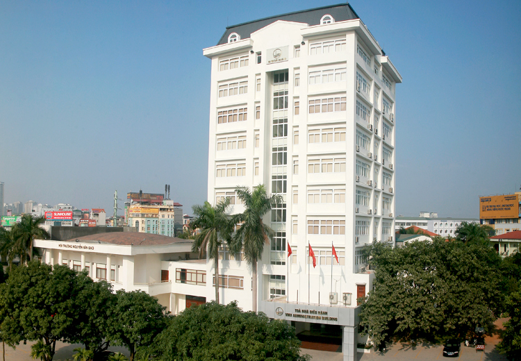 Tòa nhà điều hành của Đại học Quốc gia Hà Nội. Ảnh: VNU.