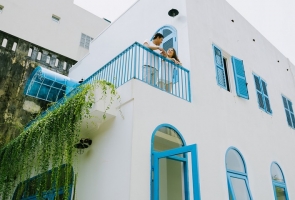 Khách sạn mang phong cách Santorini ở Huế