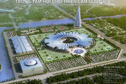 Hà Nội: Quy hoạch đô thị hơn 75 ha để đối ứng vốn Trung tâm Hội chợ Triển lãm Quốc gia