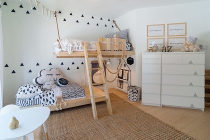 Trang trí đơn giản nhưng siêu đáng yêu, đây chính là phòng ngủ khiến mọi đứa trẻ mê tít