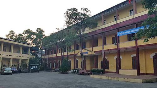 Trường THPT Nguyễn Trãi. Ảnh: Lê Hoàng.