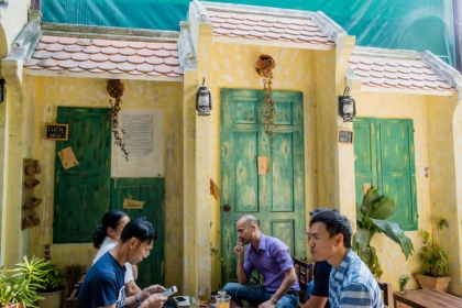 Không gian Hà Nội xưa trong quán cà phê ở Sài Gòn