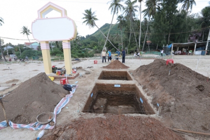 Quảng Ngãi Phát hiện 6 mộ cổ 2.000 năm tuổi trên đảo Lý Sơn