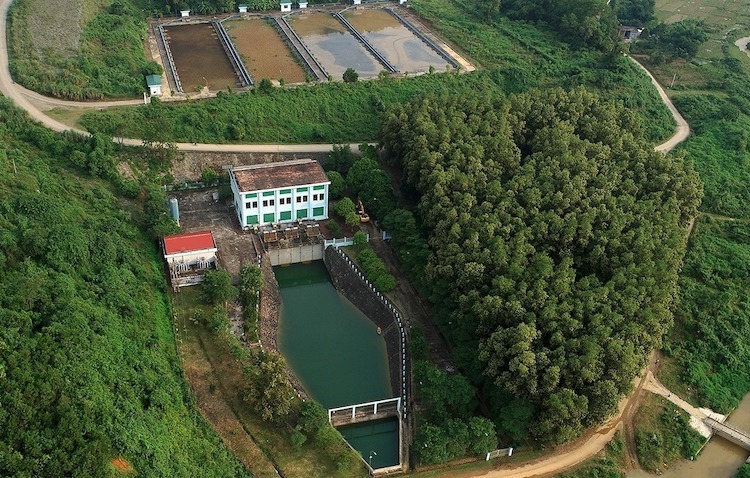 Nhà máy nước sạch sông Đà. Ảnh: Giang Huy