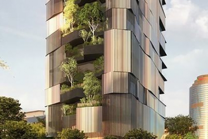 Độc đáo tòa chung cư được thiết kế như một khu rừng dọc tại Úc