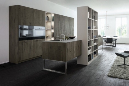 Thiết kế phòng bếp với sàn gỗ công nghiệp vừa đẹp vừa bền
