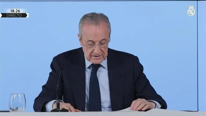 Florentino no tardó en sacar el 'Caso Negreira': presentará un dosier de 500 páginas a la UEFA